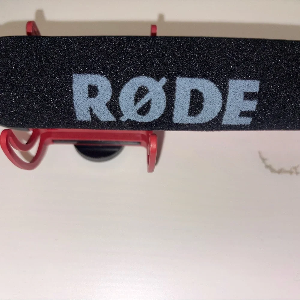 RØDE Black and Red Microphone for Cameras